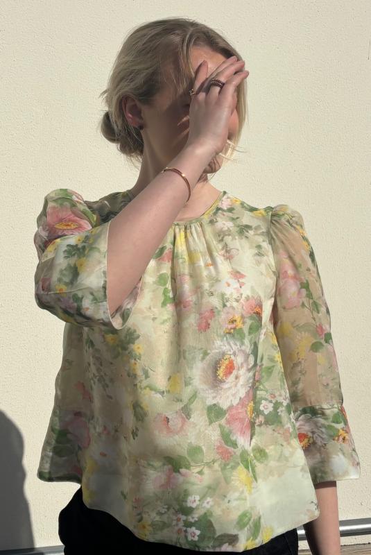 ORGANZA TOP WATERCOLOUR DREAMS BYTIMO