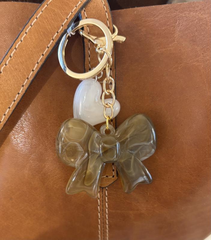 CHARM BOW BROWN MELANGE BOW19