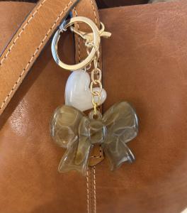 CHARM BOW BROWN MELANGE BOW19