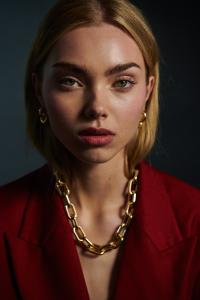 SAMANTHA NECKLACE GOLD BOW19