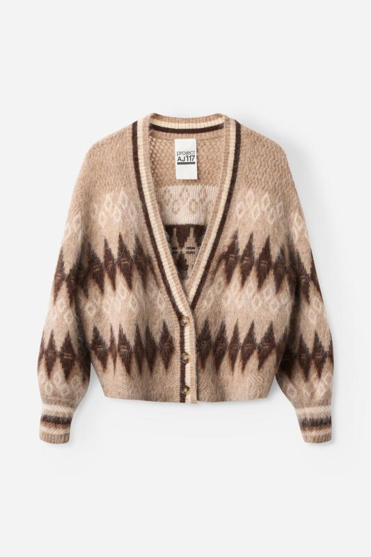 BALWINA CARDIGAN CAMEL PROJECT AJ117