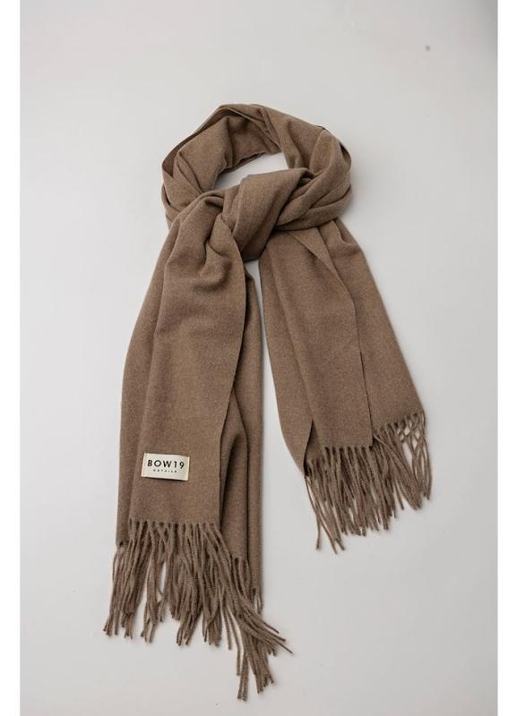 SOFT SCARF TAUPE BOW19
