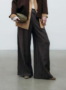 DREAMY PANTS CRINKEL ASH BROWN A PART OF THE ART