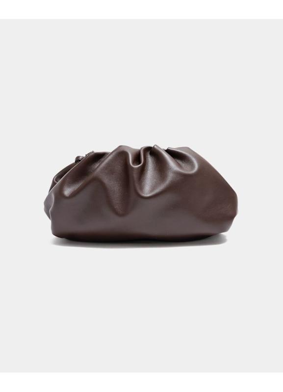 DUMPLING BAG DARK BROWN BOW19