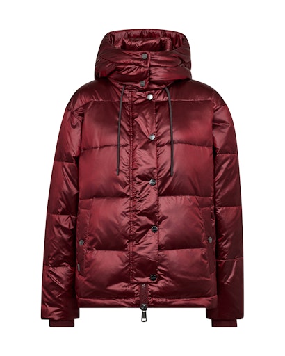 MMJILLY METALLIC DOWN JACKET CABERNET MOSMOSH