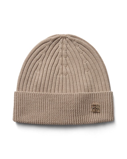 MMTOVA WOOL RIB HAT DOESKIN MOSMOSH