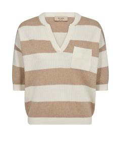MMPINNA STRIPE SS KNIT DOESKIN MOSMOSH