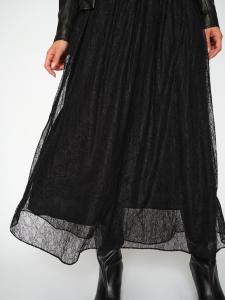 MMSALINTA LACE SKIRT BLACK MOSMOSH