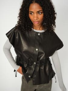 MMAYLIN LEATHER WAISTCOAT MOSMOSH
