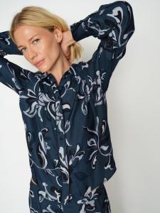 MMABINA SERVE SHIRT ENSIGN BLUE MOSMOSH