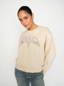 MMJAYLIN O-LS SWEATSHIRT SUMMER SAND MOSMOSH
