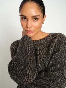 MMUNNUR SEQUIN KNIT PHANTOM MOSMOSH