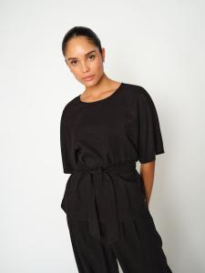 MMPIE BELLEVUE BLOUSE BLACK MOSMOSH