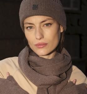 MMTOVA WOOL RIB SCARF SUBTERRANEAN MOSMOSH