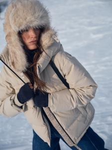 MMJILLY HOPE DOWN JACKET FEATHER GRAY MOSMOSH