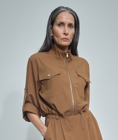 MMANDREA SATO JACKET DARK CAMEL MOSMOSH
