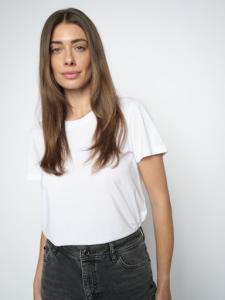 MMDALA O-SS BASIC TEE WHITE MOSMOSH