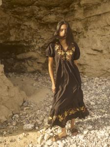 MMWERAS EMBREA DRESS BLACK MOSMOSH