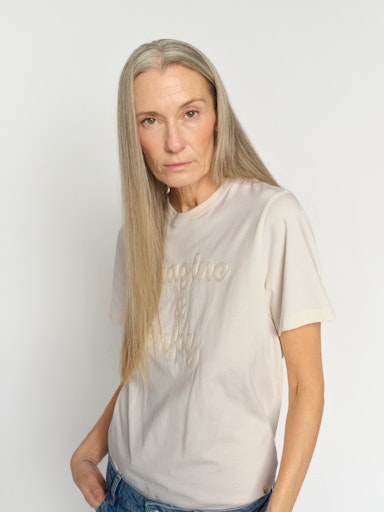 MMMAKRI O-SS TEE ECRU MOSMOSH