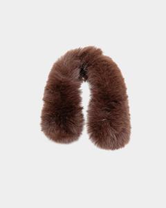 ANAIS NECK SCARF BROWN BOW19
