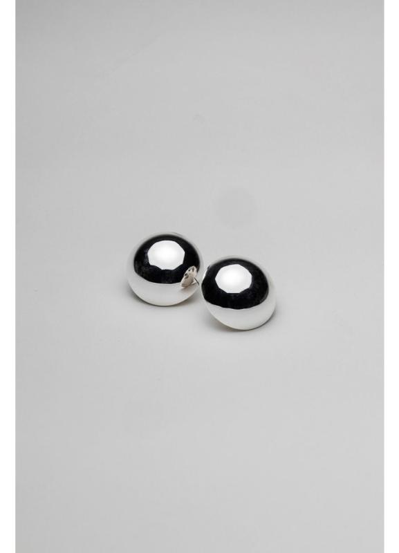 BIG EARRINGS SILVER BOW19