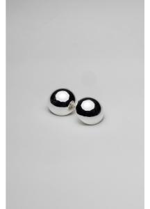 BIG EARRINGS SILVER BOW19