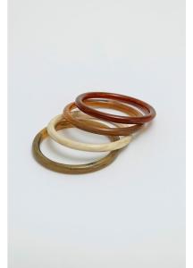 BANGLE 4 SET CAMEL/SAND/CREME/TERRACOTTA BOW19