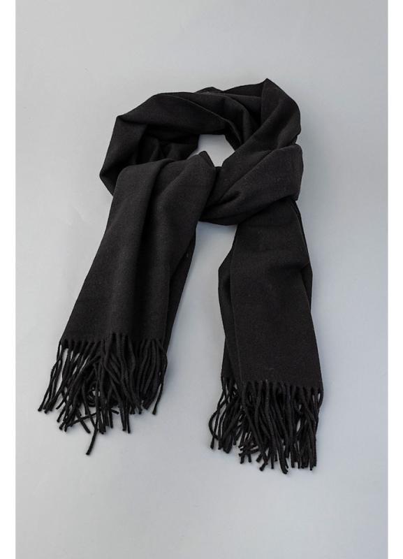 SOFT SCARF BLACK BOW19