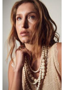 ALMA PEARL NECKLACE BONE BOW19