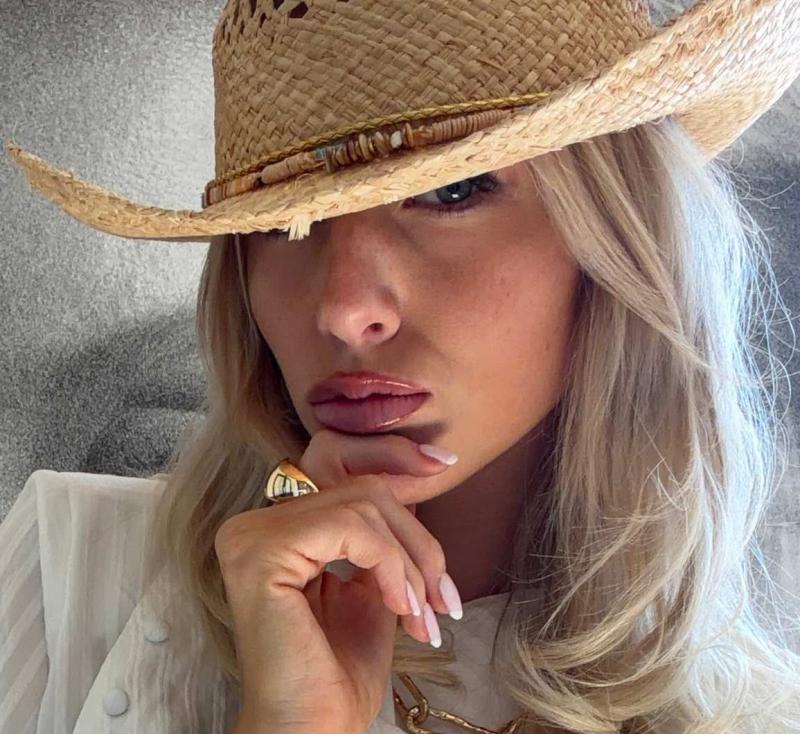 MILEY COWBOY HAT NATURE BOW19