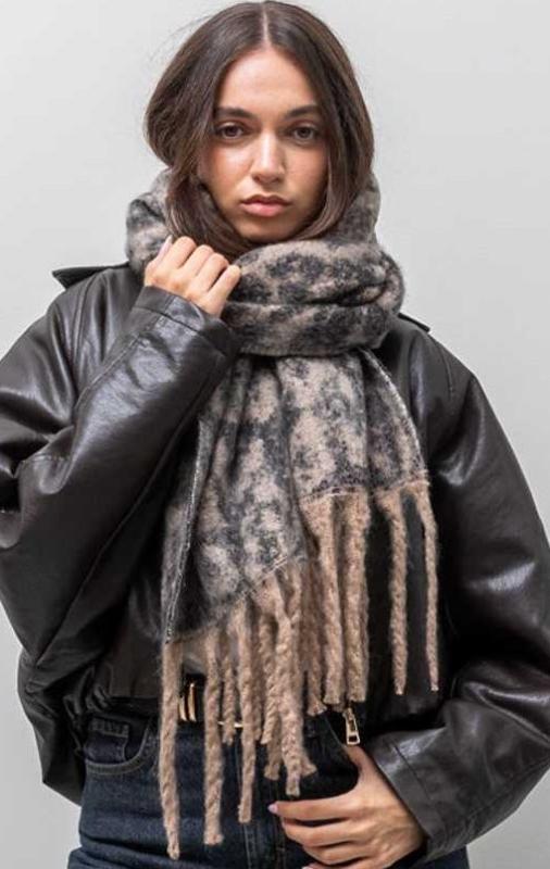 LU LEO SCARF BEIGE BOW19