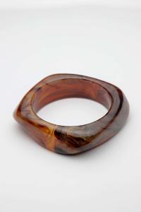BIG SQUARE BRACELET BROWN BOW19