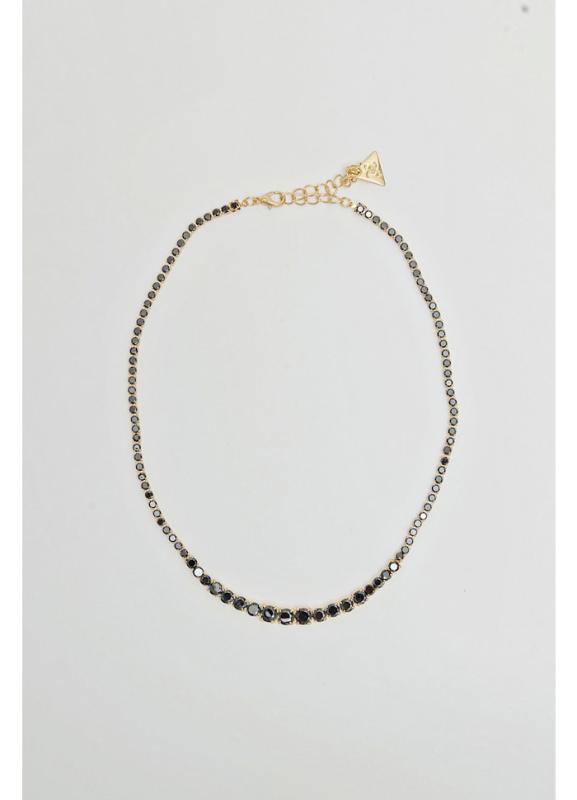 STRASS CATH NECAKLACE BLACK BOW19