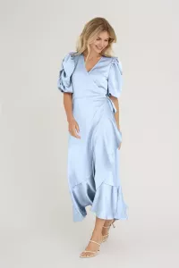 SINDA DRESS LIGHT BLUE A-VIEW