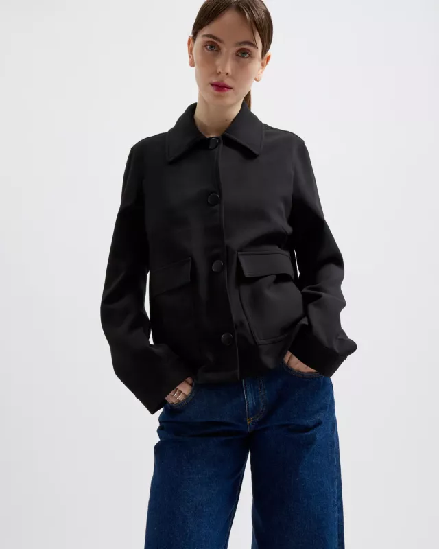 SISSEL JACKET BLACK BRIXTOL TEXTILES