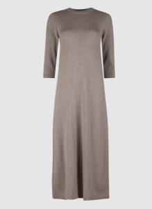 MARINA KNIT DRESS LIGHT BROWN STENSTRÖMS
