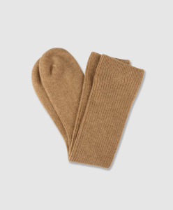 KNIT SOCKS LIGHT BROWN STENSTRÖMS