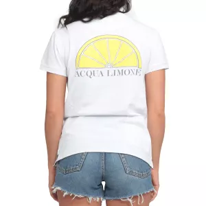 T-SHIRT CLASSIC WHITE ACQUA LIMONE
