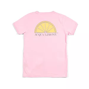 T-SHIRT CLASSIC PALE PINK ACQUA LIMONE