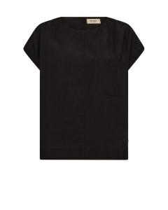 MMELENA ALEXIS BLOUSE BLACK MOSMOSH