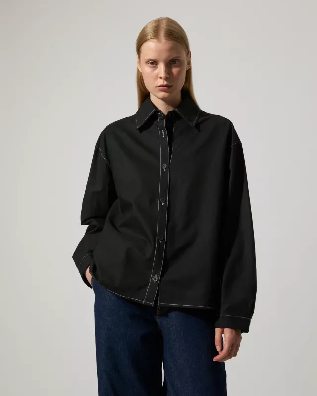 STELLA SHIRT BLACK BRIXTOL TEXTILES