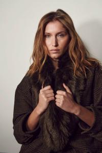 ANAIS COLLAR BROWN BOW19