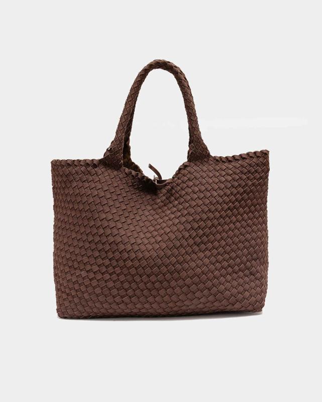 MIA SUEDE SOFT SQUARE BAG BROWN BOW19