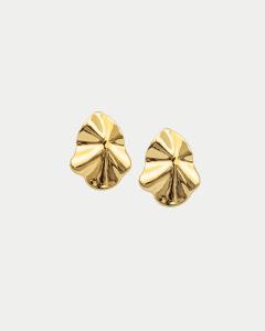 LIP EARRINGS SMALL GOLD S BOW19