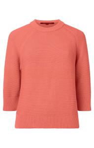 LILLY MOZART SHORT SLEEVE JUMPER CORAL FRENCH CONNECTION
