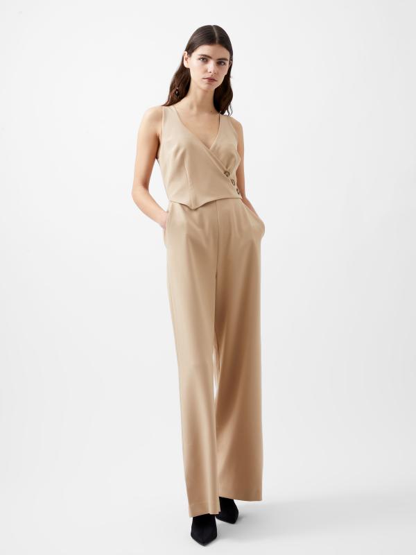 AZRA TWILL JUMPSUIT INCENSE FRENCH CONNECTION