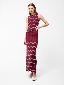 TRUDY CROCHET SKIRT SUMMER BURGUNDI FRENCH CONNECTION