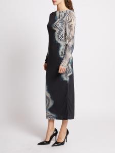 CELESTE SHURI MESH MIDI DRESS FRENCH CONNECTION