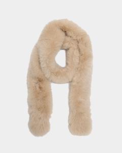 ANAIS LONG SCARF BEIGE BOW19