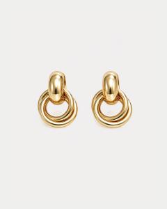 CLAUDE CLIP ON EARRINGS GOLD BOW19